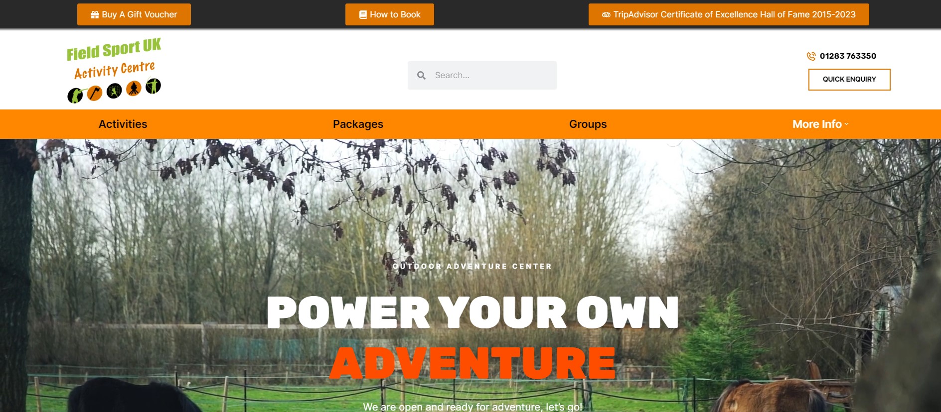 Field Sport Activity Centre Website