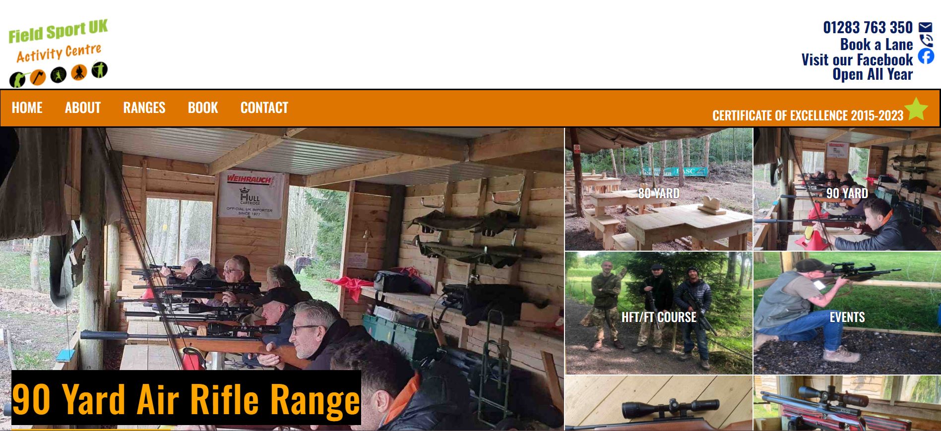 Air Gun Range Website