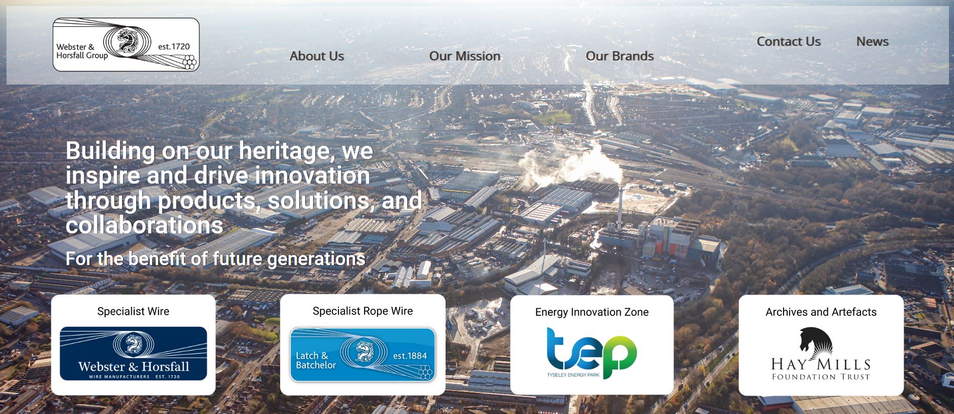 Webster and Horsfall Group Home Page